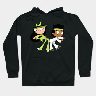 Isabella and Baljeet Disco Miniature Golfing Hoodie